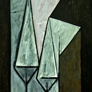 Sin título, 1982. Acrílico sobre tablero aglomerado, 70 × 50 cm. Colección particular