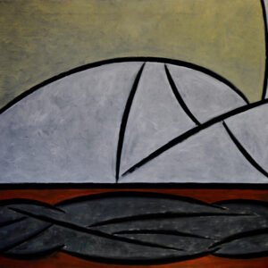 Sin título, 1988. Acrílico sobre tela, 110 × 130 cm. Colección particular