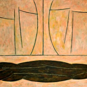 Sin título, 1990. Acrílico sobre tela, 80 × 100 cm. Colección particular