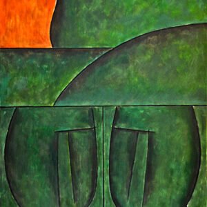 Sin título, 1993. Acrílico sobre tela, 100 × 80 cm. Colección particular