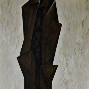 Efigie obscura, 1979. Acrílico sobre tela, 150 × 100 cm. Colección particular