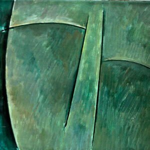 Rostro, 1984. Acrílico sobre tela, 40 × 45 cm. Colección particular