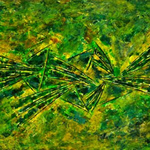 Sin título, c. 1967. Óleo sobre tablero aglomerado, 51 × 38 cm. Colección particular