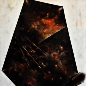 Sin título (Simulacro), 1969-70. Acrílico sobre tela, 80 × 60 cm. Colección particular