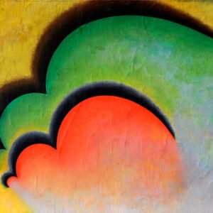 Sin título, 1957. Óleo sobre tela, 57 × 77 cm. Colección particular