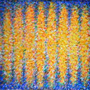 Sin título, de la serie Espectros, c. 1959-61. Óleo sobre tela, 70 × 100 cm. Colección particular