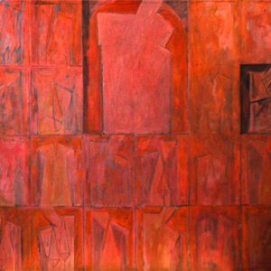 Sin título, 1984. Acrílico sobre tela, 99 × 149 cm. Colección particular