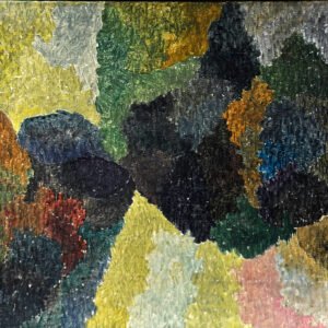 Sin título, c. 1960. Óleo sobre tela, 60 × 60 cm. Colección particular