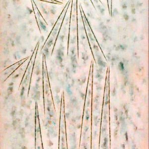 Simulacro, 1966. Óleo sobre tela, 151 × 105 cm. Colección particular