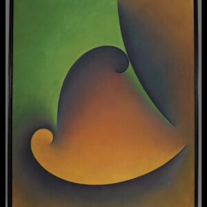 Sin título, de la serie Volutas, 1957-58. Óleo sobre tela, 60 × 50,1 cm. Colección Patricia Phelps de Cisneros