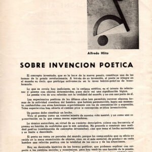 Obra de Hlito en la revista «Arte Concreto-Invención»
