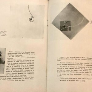 Interior del catálogo de la Bienal de Venecia de 1956