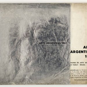 Cubierta del catálogo Arte Argentino, publicado por el Museo de Arte Moderno de São Paulo, 1961