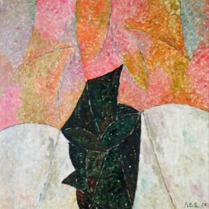 Sin título, 1962. Óleo sobre tela, 60 × 60 cm. Colección particular