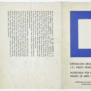 «Del arte concreto a la nueva tendencia», 1963