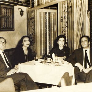 Alfredo con Sonia Henríquez de Hlito y sus cuñados en México