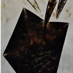 Sin título (Simulacro), 1969-70. Acrílico sobre tela, 80 × 60 cm. Colección particular