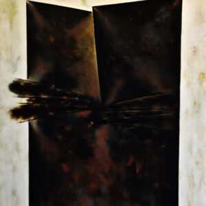 Sin título (Efigie), 1971. Acrílico sobre tela, 100 × 80 cm. Colección particular