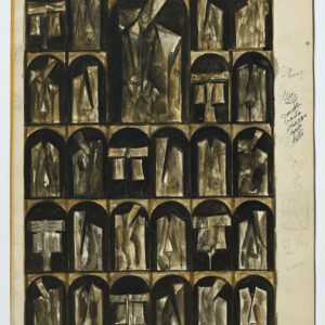 Boceto de Iconostasis. Colección particular.
